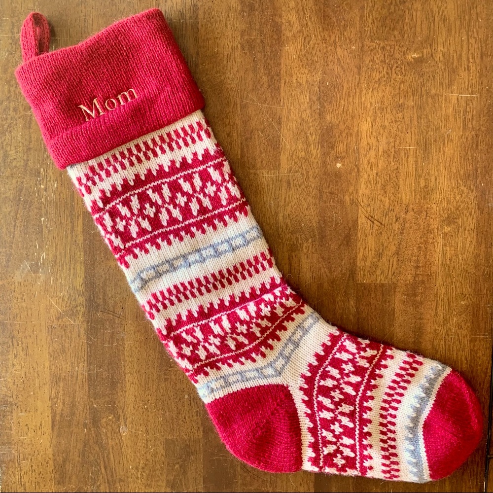 Holiday Sweater Jumbo Christmas Stocking